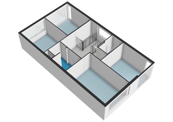 Floorplan - Brugwacht 122, 2353 DP Leiderdorp
